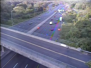 Traffic Cam CAM 131 Cheshire I-84 EB Exit 28 - Marion Rd. - Eastbound